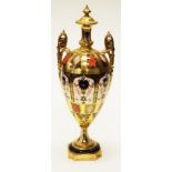 Good Royal Crown Derby 'Old Imari' lidded urn