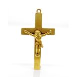Early 20th C. 18ct yellow gold crucifix
