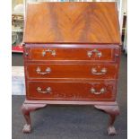 Chippendale style bureau desk