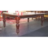 Victorian mahogany extension table