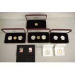 Eight Olympics commemorative coins & sets