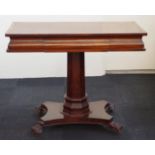 Victorian pedestal hall table