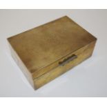 Chinese brass box