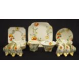 Rare Royal Doulton 'Poppy' tea set