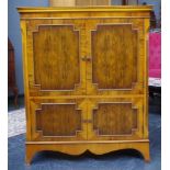 Antique style entertainment cabinet