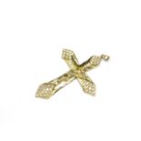 Yellow gold crucifix