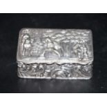 Sterling silver lidded pill box