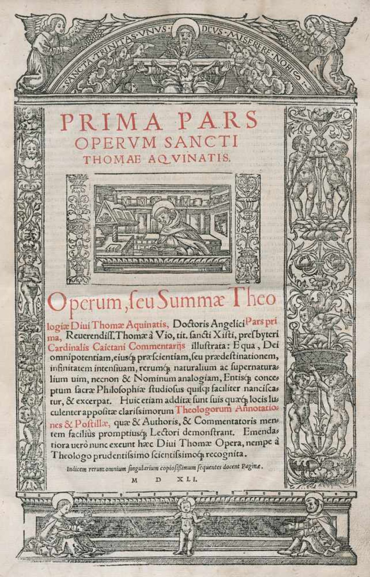 Thomas von Aquin: Operum seu Summa TheologiaeThomas von Aquin. Operum seu Summa Theologiae.