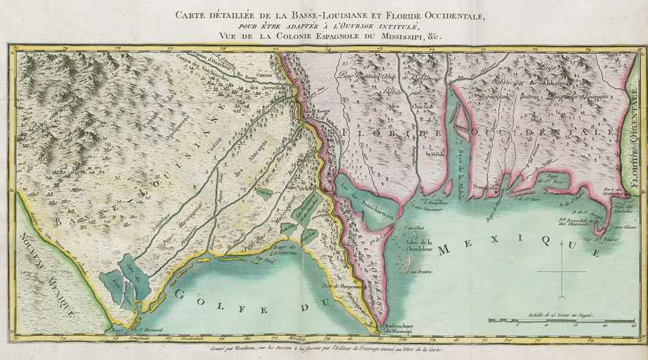 Berquin-Duvallon, Pierre-Louis: Vue de la colonie espagnole du MississipiAMERIKABerquin(-Duvallon,