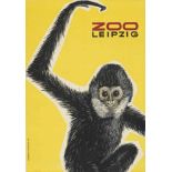Zoo und Tiergärten: Sammlung von 5 ZooplakatenZoo und Tiergärten. Sammlung von 5 Zooplakaten.