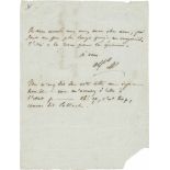 Musset, Alfred de: Brief an einen FreundMusset, Alfred de, franz. Schriftsteller (1810-1857).