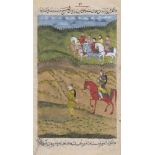 Firdousi, Abu l-Qasim: Shah-Name. 4 Indopersische MiniaturenFirdousi, Abu l-Qasim. Firdousi. Shah-
