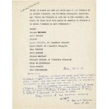 Nizan, Paul: Brief 1938Nizan, Paul, politisch aktiver, links orientierter franz. Schriftsteller