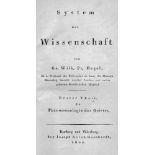 Hegel, Georg Wilhelm Friedrich: System der WissenschaftHegel, Ge(org) Wilh(elm) Fr(iedrich).