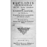 Euclid: Elementorum libri XVEuclid. Elementorum libri XV. 8 Bl., 401 S. Mit zahlreichen