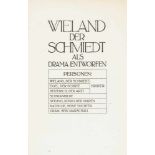 Wagner, Richard und Ernst Ludwig Presse: Wieland der SchmiedtWagner, Richard. Wieland der