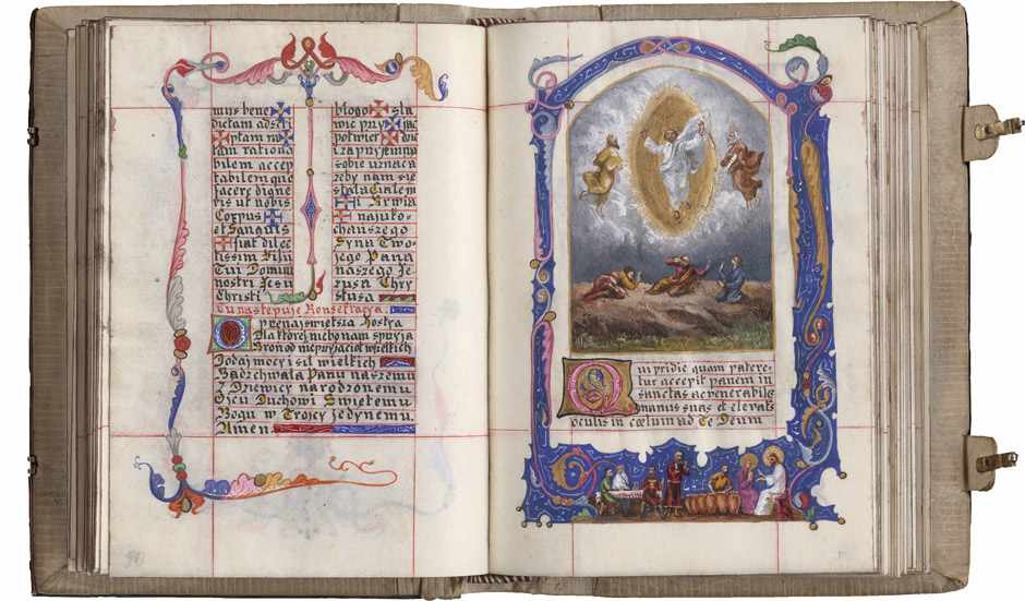 Horae polscae Beatae Mariae Virginis: Polnische Stundenbuchhandschrift auf Pergament, reich - Image 8 of 8
