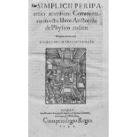 Simplicius, Cilicius: Commentaria in octo libros Aristotelis de Physico audituWichtige Quelle für