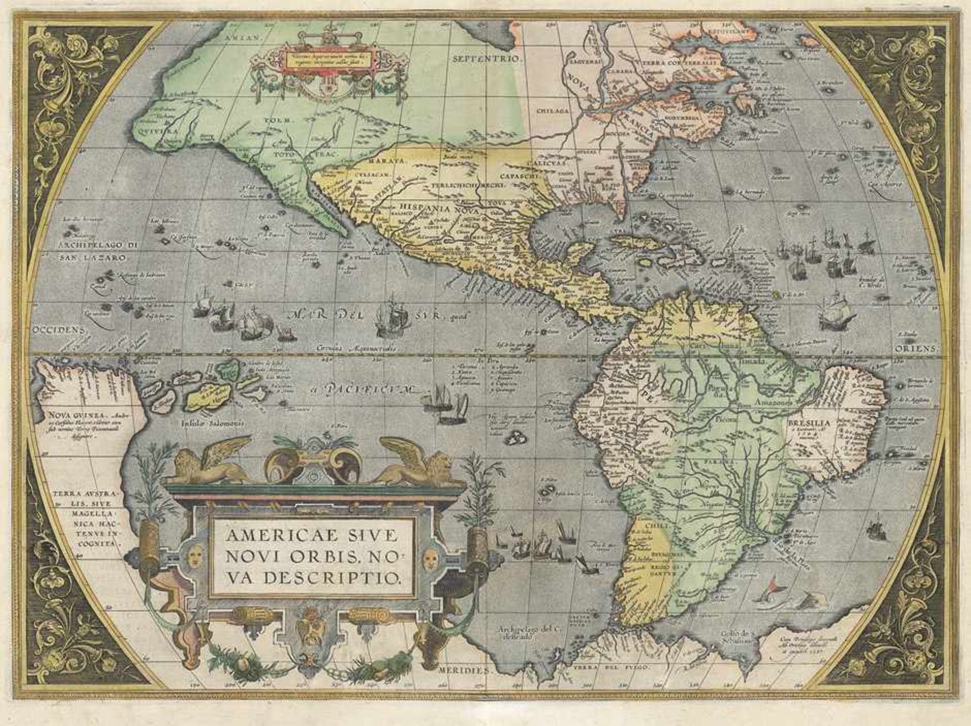 Ortelius, Abraham: Americae sive novi orbisOrtelius, Abraham. Americae sive novi orbis, nova