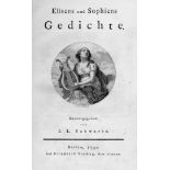 Recke, Elisa von der: Elisens und Sophiens Gedichte(Recke, Elisa von der). Elisens und Sophiens