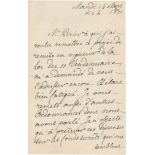 Louis Philippe I., König der Franzosen: Eigenhänd. Brief 1831- Eigh. Brief mit U. (Paraphe). 2 S.