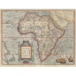 Ortelius, Abraham: Africae tabula novaOrtelius, Abraham. Africae tabula nova. Kolorierte