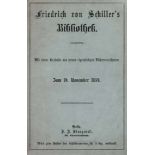 Schiller, Friedrich: Friedrich von Schiller's BibliothekSchiller, F. - Friedrich von Schiller's
