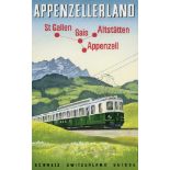 Appenzellerland: Schweiz, Switzerland, SuissePLAKATETOURISMUSAppenzellerland. Schweiz,