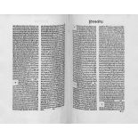 Biblia latina: Straßburg, Johann Prüss, 1486.Vollständige Biblia vulgata, erster selbstständiger
