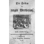 Stockmann, A. C.: Die Leiden der jungen WertherinnWertheriadeGoethe, J. W. v. - (Stockmann, August