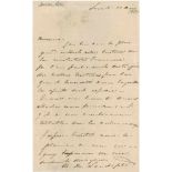 Montez, Lola: Brief 1851- Montez, Lola (d. i. E. R. Gilbert), irische Tänzerin und Abenteuerin,