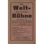 Weltbühne, Die: Die Welt- Wald- und Wiesen-Bühne (Faschingsnummer)Die Weltbühne. - Die Welt- Wald-