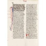 Biblia latina: Lateinische Handschrift auf Papier. Süddeutschland-Österreich 1475-1500.Vom