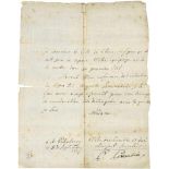 Potemkin, Gregor Alexandrowitsch: Brief 1777- Potemkin, Gregor Alexandrowitsch, russ. Fürst,