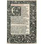 Shakespeare, William und Kelmscott Press: The Poems of William ShakespeareKelmscott Press. -