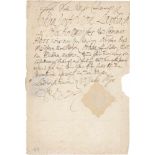 Heinrich, Fürst zu Nassau: Eigenhänd. Brief 1698Nassau. - Heinrich, Fürst zu Nassau-Dillenburg (