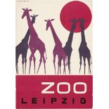 Guckuk, K.H. und Jordan: Zoo LeipzigGuckuk, K.H., und Jordan. Zoo Leipzig. Offsetdruck. 83,5 x 59