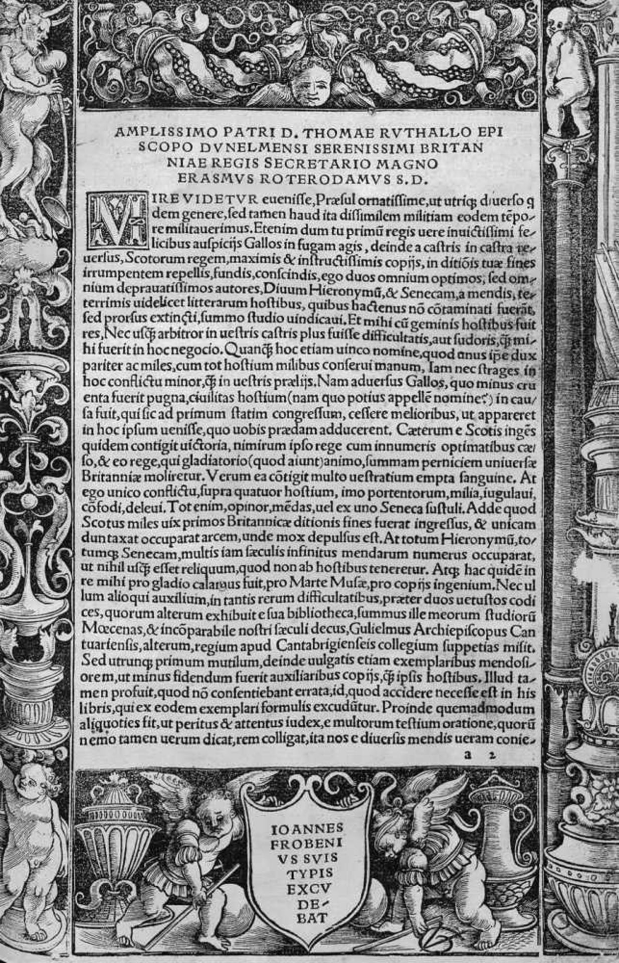 Seneca, Lucius Annaeus: Lucubrationes omnes. Ed. Erasmus von RotterdamSeneca, Lucius Annaeus.