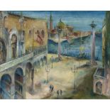 Kuhfuss, Paul: Die Piazza San Marco, VenedigDie Piazza San Marco, VenedigÖl auf Leinwand. Um 1929.63