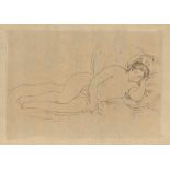 Renoir, Auguste: Femme nue couchée (tournée à droite). 2e PlancheFemme nue couchée (tournée à