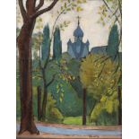 Scheele, Kurt: Russische Kirche, BerlinRussische Kirche, BerlinÖl auf Leinwand. 1935.70,8 x 55,5