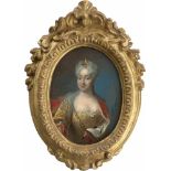 Kontinentaleuropa: um 1740. Bildnis der Therese Kunigunde Kurfürstin von Bayernum 1740. Bildnis