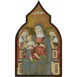 Giovanni, Benvenuto di: Madonna mit Christuskind und EngelnMadonna mit Christuskind und Engeln.