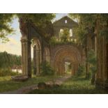 Schirmer, August Wilhelm Ferdinand: Ansicht der Ruine von PaulinzellaAnsicht der Ruine der