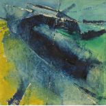 Reich an der Stolpe, Siegfried: Mar azul"Mar azul"Öl auf Hartfaserplatte. 1958.50 x 50 cm.Unten
