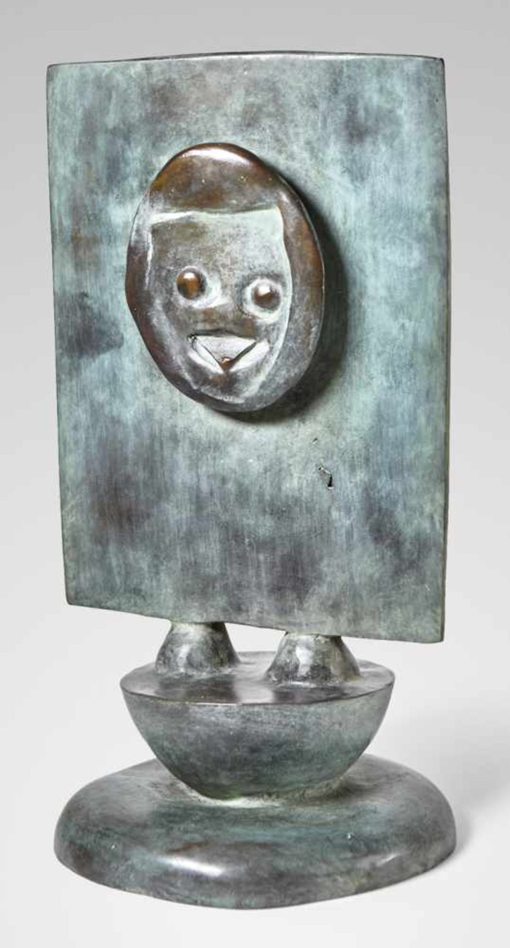 Ernst, Max: Chéri BibiChéri BibiBronze mit grünlicher Patina auf Bronzeplinthe. 1973.33,2 x 18,5 x - Image 2 of 2