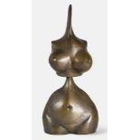 Rumpf, Gernot: Zweiteiliger TorsoZweiteiliger Torso2 Bronzen mit brauner Patina. 1981.