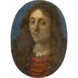 Italienisch: 17. Jh. Brustbild eines jungen Mannes im roten Wams17. Jh. Brustbild eines jungen