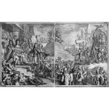 Hooghe, Romeyn de: Allegorie auf die historischen Geschehnisse des Jahres 1698Allegorie auf die