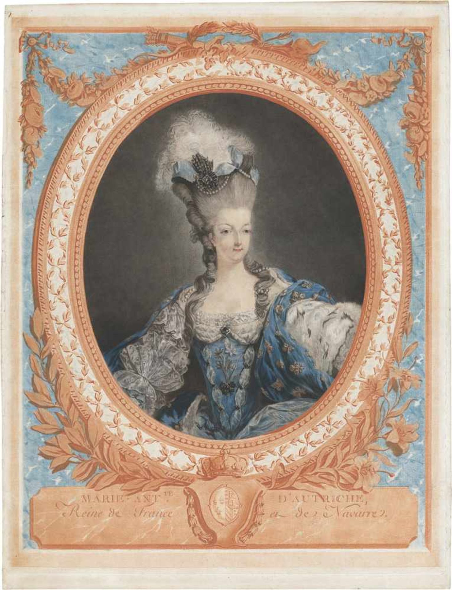 Janinet, Jean-François: Marie-Antoinette d'Autriche, Reine de France et de NavarreMarie-Antoinette